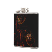 Aus der dunklen Abstrakten Kunst Flachmann (Links)