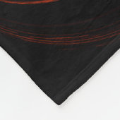 Aus der dunklen Abstrakten Kunst Fleecedecke (Ecke)