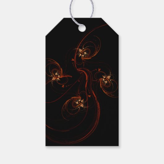Aus der dunklen Abstrakten Kunst Geschenkanhänger (Vorderseite)