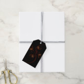 Aus der dunklen Abstrakten Kunst Geschenkanhänger (Mit Garn)