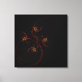 Aus der dunklen Abstrakten Kunst gezackte Leinwand (Vorderseite)