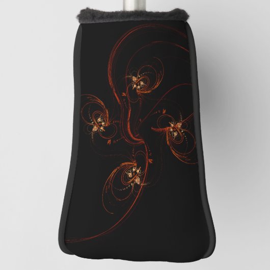 Aus der dunklen Abstrakten Kunst Golf Headcover (Rotieren 90)