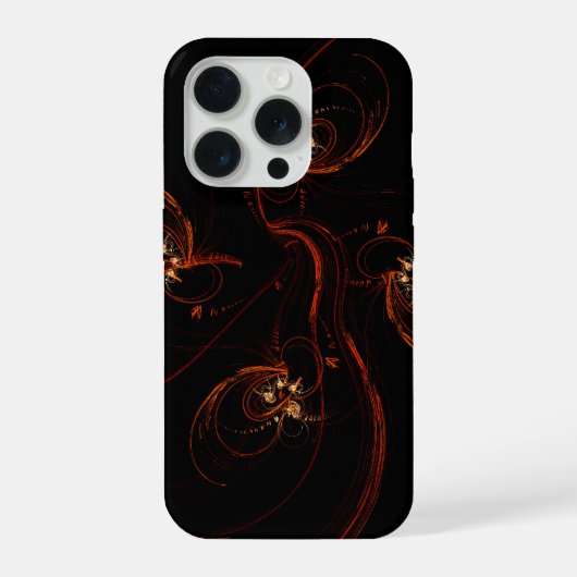 Aus der dunklen Abstrakten Kunst iPhone Hülle (Rückseite)