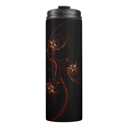 Aus der dunklen Abstrakten Kunst Thermosbecher (Vorderseite)