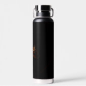 Aus der dunklen Abstrakten Kunst Trinkflasche (Rückseite)