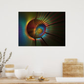 "Aus der Ecke meines Auges" Poster (Küche)