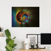 "Aus der Ecke meines Auges" Poster (Heimbüro)