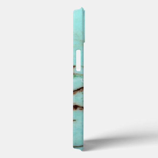 Aus der Edelsteinserie - Türkis gebrochen Case-Mate iPhone Hülle (Rückseite / Rechts)