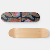 Aus der Erde - Zahnbäume Skateboard (Horizontal)