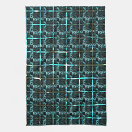 Aus der Ferne sieht man Cyan Fish-Skala, eng Schac Geschirrtuch