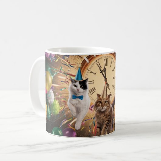 Aus der Geschenkboxen Cats Tasse - Neujahrsüberras (Vorderseite Links)
