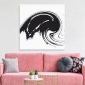 Aus der Kontrolle Fraktal Leinwand gepackt Print (Insitu (Wohnzimmer))