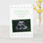 Aus der Krise: Niedlicher Vater zum Geburtstag Karte (Gelbe Blume)