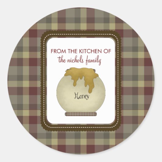 Aus der Küche der Aufkleber (Vorderseite)