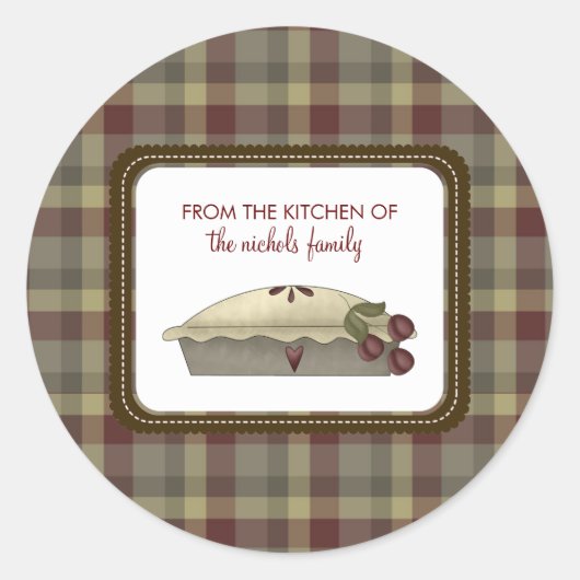 Aus der Küche der Aufkleber (Vorderseite)