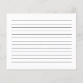 Aus der Küche der Brautparty-Rezept-Karte (Rückseite)