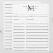 Aus der Küche der Silver Gray Monogram Rezept (Vorne/Hinten)