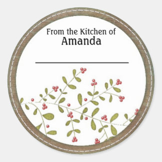 Aus der Küche des Aufklebers, für Sie per Etikett Runder Aufkleber