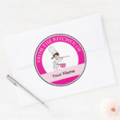 Aus der Küche des Etiketts Runder Aufkleber (Umschlag)