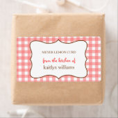 Aus der Küche des roten Gingham-Hauses (Insitu)