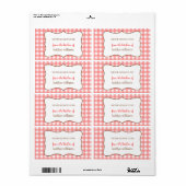 Aus der Küche des roten Gingham-Hauses (Vorne)