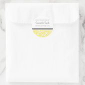 Aus der Küche des Sticker Lemon Damask (Tasche)