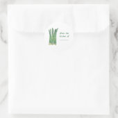 Aus der Küche, gebrauchte Spargel-Deckel-Aufkleber Runder Aufkleber (Tasche)