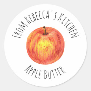 Aus der Küche von Apple Butter Classic Round Runder Aufkleber