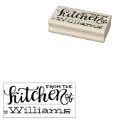 Aus der Küche von - Personalisiert Gummistempel (Stempel)