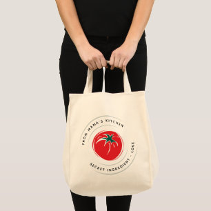 Aus der Küche von ... Red Tomato Benutzerdefiniert Tragetasche