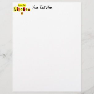 Aus der Küche von Retro Custom Letterhead