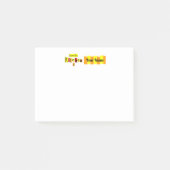 Aus der Küche von Retro Custom Post es Notes Post-it Klebezettel (Vorderseite)
