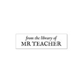 Aus der Lehrerbibliothek Briefmarke Permastempel (Design)