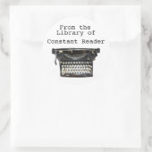 Aus der Library of Buchzeichen Stickers Schreibmas (Tasche)