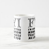 Aus der Medikation kommt die lustige Mug Kaffeetasse (Mittel)