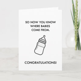 Aus der neuen Babykarte Karte