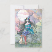 Aus der normalen Halloween-Hexe Karte (Vorderseite)