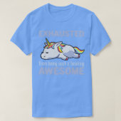 Aus der Phantastischen Lazy Unicorn Geschenk T-Shirt (Design vorne)