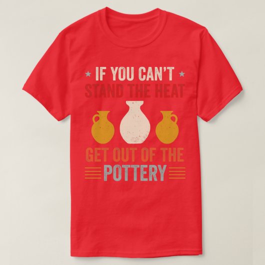 Aus der Pottery Funny Potter Keramik kommen T-Shirt (Design vorne)