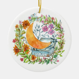 Aus der Schachtel gehen Keramik Ornament