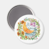 Aus der Schachtel gehen Magnet (Vorderseite/Rückseite)