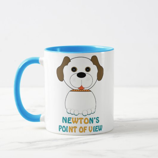 Aus der Sicht von Newtons Point of View Tasse (Links)