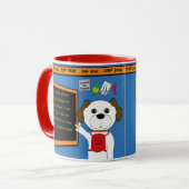 Aus der Sicht von Newton's Point of View Tasse (Vorderseite Links)
