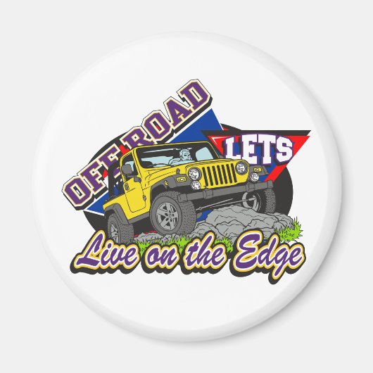 Aus der Straße auf der Kante Magnet (Vorne)