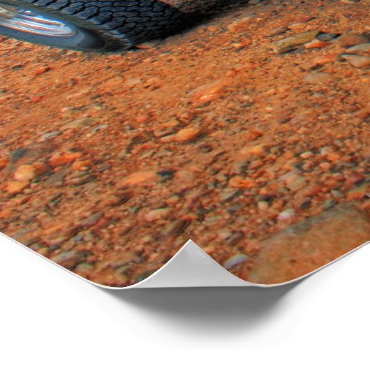 Aus der Straße Poster (Ecke)