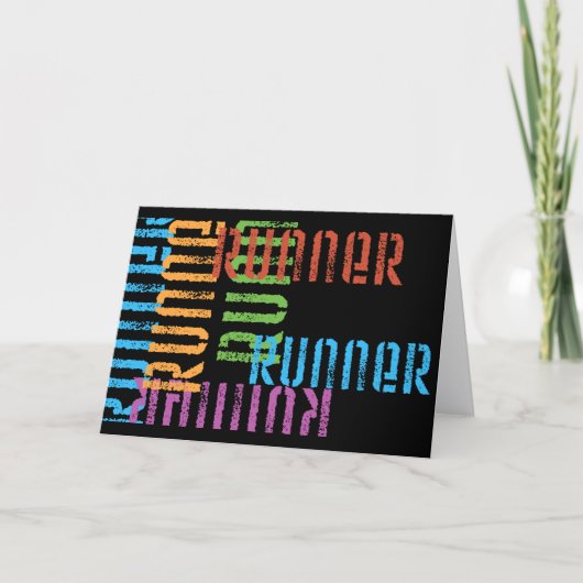 Aus der Variantenrunner-Themenkarte auslaufen Karte (Vorderseite)