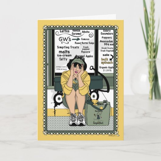 Aus der Wagen_C_Greeting-Karte gefallen Karte (Vorderseite)