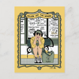 Aus der Wagen_C_-Postkarte gefallen Postkarte