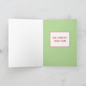 Aus der Weihnachtskarte der Katze Karte (Innenseite)