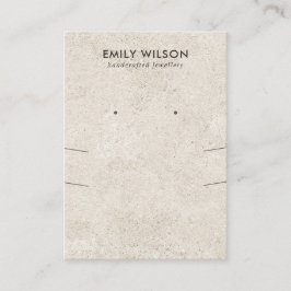 AUS DER WEISSEN STUCCO LÄNGER SCHNELLE OBERFLÄCHEN VISITENKARTE